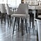 Flash Furniture BR 30" LeatherSoft Stools with Chrome Accents, 2PK SY-807-30-GY-GG - alternate 1